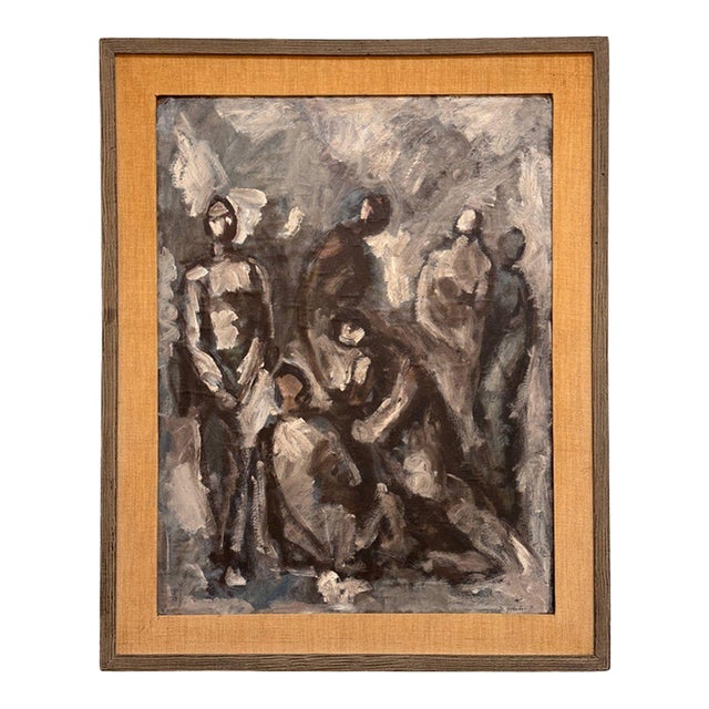 Late 20th Century Abstract Nudes Signed M. Golubov For Sale
