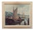 Edward Garbely Harbor Scene Oil Painting For Sale