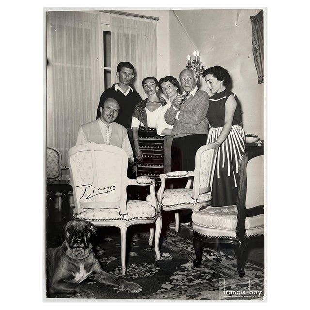 Francis Bay, Pablo Picasso with Family, Original Photograph For Sale