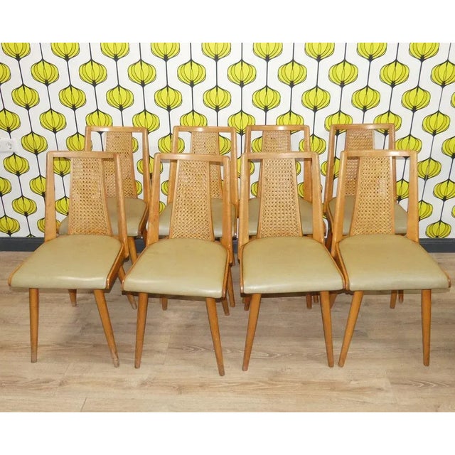 Wood Set of Vintage Chairs, 1950s For Sale - Image 7 of 12