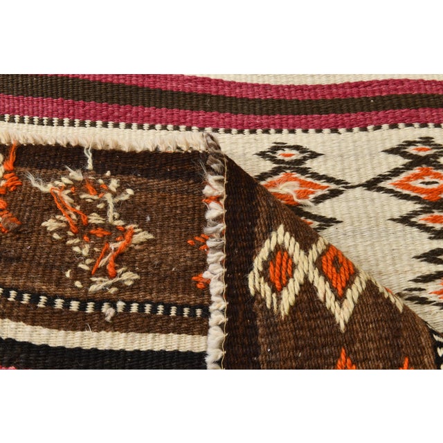 Vintage Kilim Runner Rug For Sale - Image 10 of 11