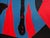 Paul Reeves "Neanderthal" Contemporary Blue and Red Geometric Abstract Painting, 2023 For Sale - Image 12 of 12