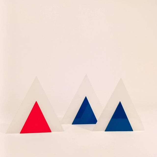 Italian Geometric Sconces from Guzzini, 1970s, Set of 2 For Sale - Image 7 of 10