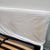 Eastern King Paola Navone for Gervasoni Ghost 80 Slipcovered Bed Frame, Lino Bianco For Sale - Image 9 of 12