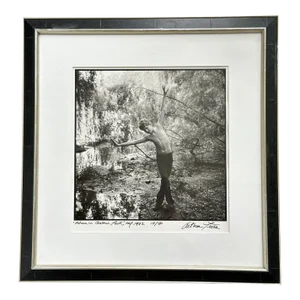Framed Editioned Vintage Photograph Adam in Central Park New York Arthur Tress
