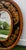 Vtg. Painted Oval Tuscan Style Wall Mirror W/Fruit & Cornucopia Designs For Sale - Image 10 of 13