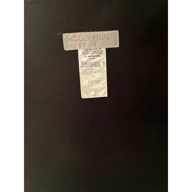 Holly Hunt Leather Bench With Cast Iron Legs For Sale - Image 9 of 9