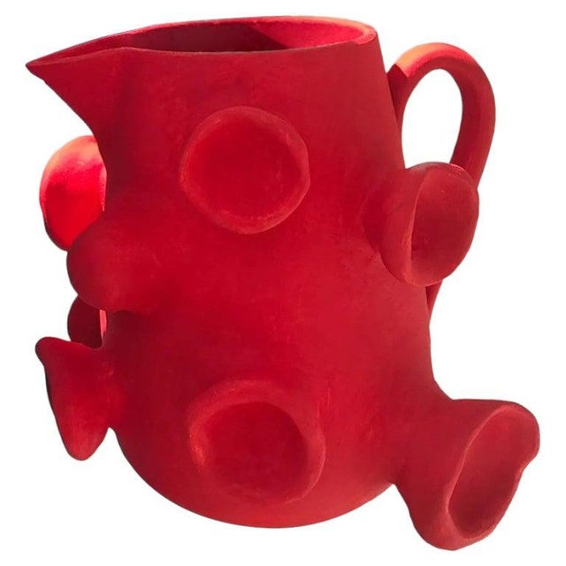 Puff Sculpture in Ceramic by Liliana Silva For Sale - Image 6 of 6
