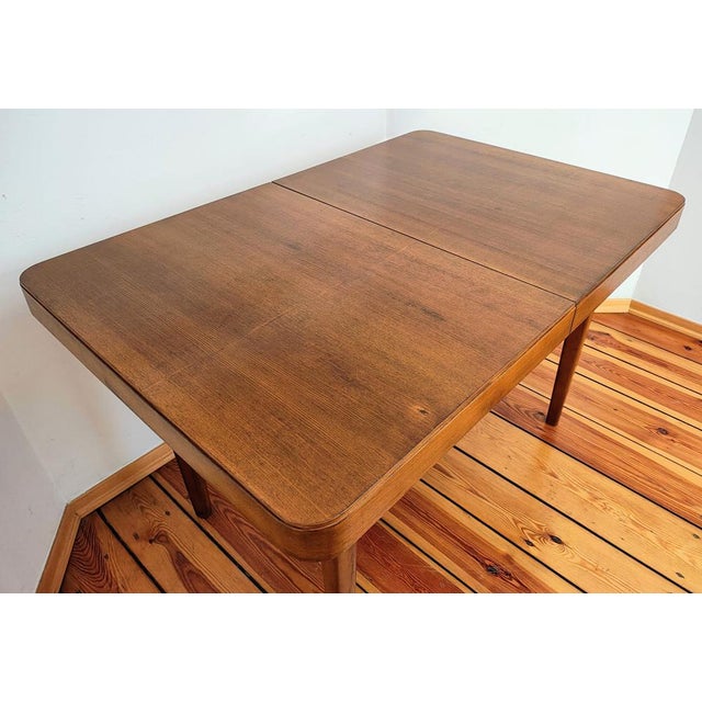 Czechoslovakian Extendable Table by J. Halabala for Jitona, 1960s For Sale - Image 9 of 18