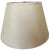 A timeless Restoration Hardware lampshade in an elegant ivory/sand color silk-blend fabric with a softly tailored empire...