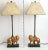 Maitland - Smith Lamps Gold Leaf Lions & Shades Pair For Sale - Image 4 of 12