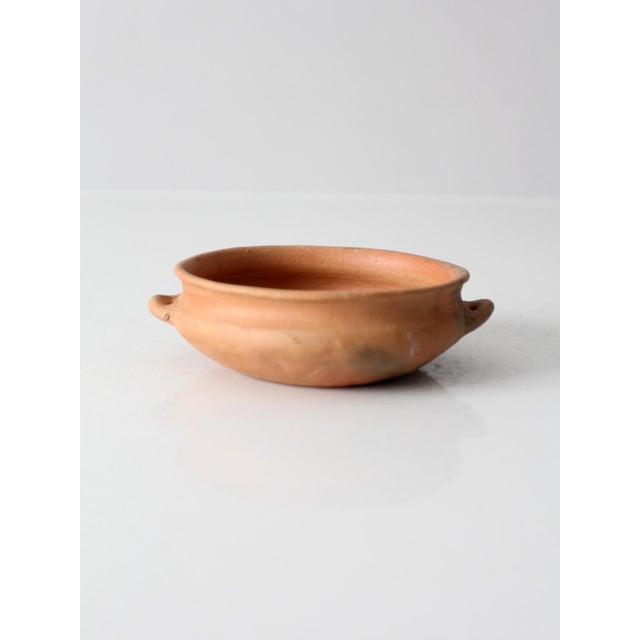 Antique Terra Cotta Bowl With Loop Handles For Sale - Image 4 of 10