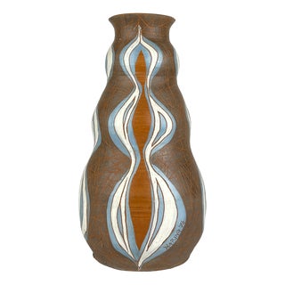 Vintage Ceramic Vase, Italy, 1974 For Sale