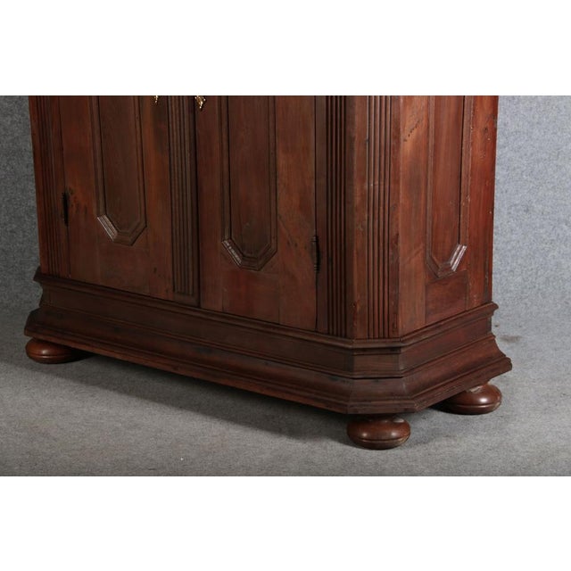 Small Antique Baroque Cabinet in Oak, 1780 For Sale - Image 17 of 18