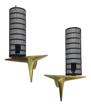 1960s Maison Arlus Sconces - a Pair