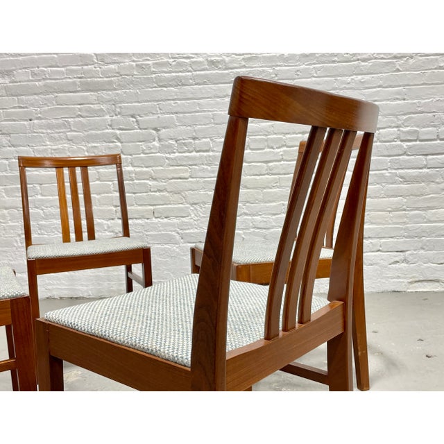Mid Century Modern Dining Chairs, Made in Denmark, Set of 4 For Sale - Image 12 of 12