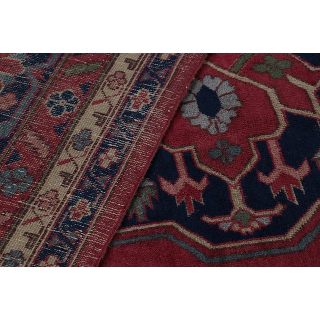 Antique Turkish Isparta Rug With Red Open Field and Medallion | Rug and Kilim For Sale - Image 10 of 10