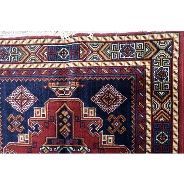 1950s, Vintage European Persian-Style Shiraz Rug 3 X 4 For Sale - Image 11 of 12