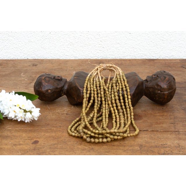 It's a wonderful Antique Luba headrest, with a distinctive crescent shape and the two opposing figures. The deep, rich...