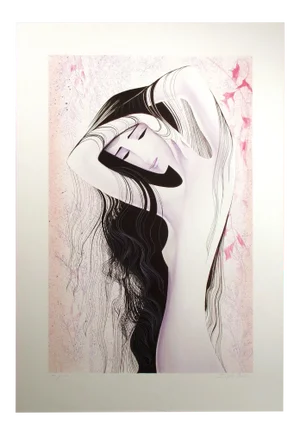 1981 "Awakening" Figurative Lithograph by Eyvind Earle