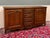 Wood Antique French Louis XV Bow Front Buffet Sideboard Server Carved Oak C. 1930s For Sale - Image 7 of 18