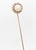 Metal Vintage Mid-Century 14k Gold, Mabe Pearl, and Diamond Stickpin For Sale - Image 7 of 12