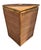 Mid 20th Century Rattan Corner Hamper Basket With Triangular Design. For Sale - Image 5 of 7
