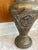 Late 20th Century Hammered Metal Indian Sanskrit Floor Vase For Sale - Image 4 of 12