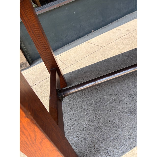 1920s Maple & White Oak Dining Table For Sale - Image 9 of 9