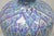 Mid 20th Century 20th C. Mid Century Modern Ceramic Pottery Glazed Feather Pulled 20" Purple Blue Vase For Sale - Image 5 of 11