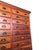 Industrial Vintage Oak Printer's Cabinet For Sale - Image 3 of 12