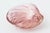 Barovier e Toso Vintage Murano Snail Glass Bowl in Pink With Gold Aventurine, 1950's For Sale - Image 4 of 11