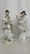 Andrea by Sadek 2 Porcelain Figures 6818 White and Gold Trim Made in Japan 4824b For Sale - Image 17 of 18