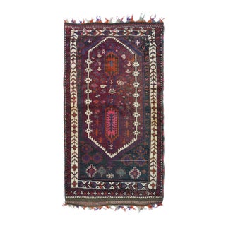 Vintage Balouch Rug 3'5'' x 6'2'' For Sale