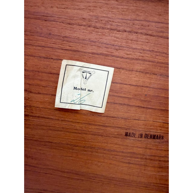 Mid-Century Danish Teak Writing Desk, 1960s For Sale - Image 9 of 13