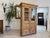 Rustic Farmhouse Display Cabinet For Sale - Image 3 of 9