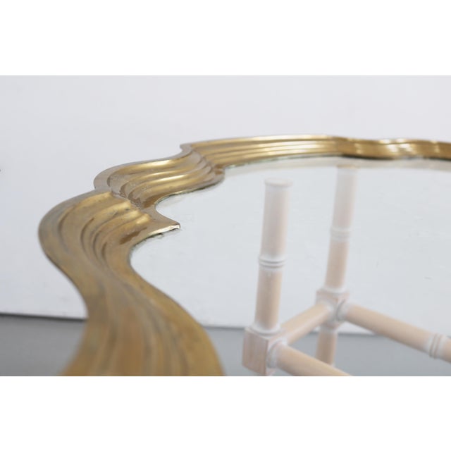 1970s Coffee Table in Bamboo and Brass by Lysberg Hansen & Therp, Denmark, 1970s For Sale - Image 5 of 9