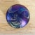 Antique Iridescent Glass Paper Weight With Swirl Pattern For Sale - Image 4 of 6