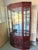 Vintage Grand-Scale Rosewood Hexagonal Curio Cabinet For Sale In San Diego - Image 6 of 11