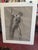 1900s Academic Study Nude Male Florentine School - Unsigned Ink For Sale - Image 4 of 8