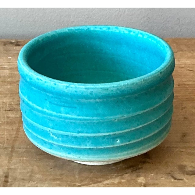 Vintage Boho Studio Pottery Bowl For Sale - Image 4 of 12