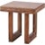 Transitional Norwella Natural Wood Square Side Table by Loomlan For Sale - Image 3 of 3