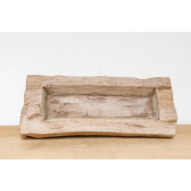 19th Century Mao Vintage Rustic Log Flower Vase For Sale - Image 5 of 8