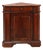 Baroque Style Corner Cabinet in Walnut For Sale