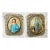 2 Sided Antique 1800's Miniature Mini Original Painting Portrait the Blue Boy For Sale