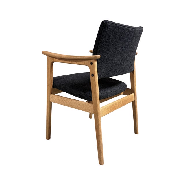 Mid-Century Modern Erik Kirkegaard Danish Modern Oak Armchair, 1960s, Attributed For Sale - Image 3 of 9