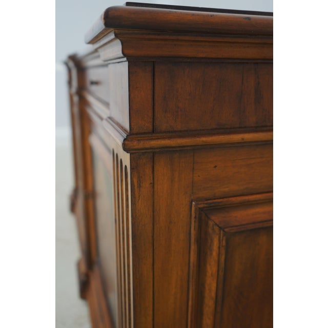 Ethan Allen Marquetry Continental Mahogany Sideboard For Sale - Image 11 of 18