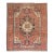Zabihi Collection Pictorial Animal Figure Antique Persian Serapi Carpet - 11'1" x 15'1" For Sale