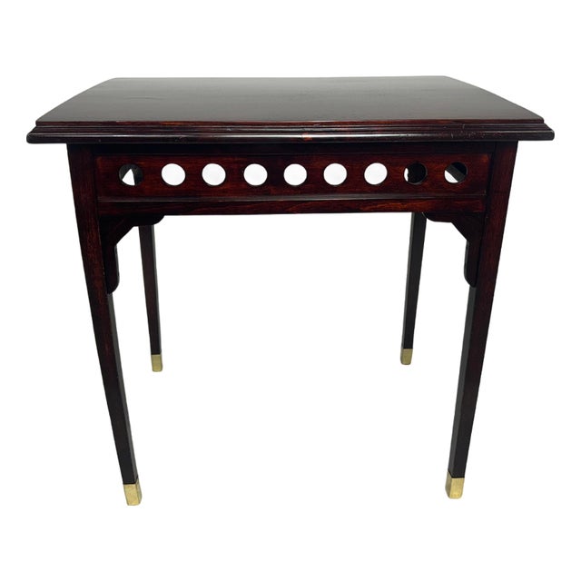 Vienna Secession Side Table attributed to Josef Hoffmann for J&J Kohn, 1890s For Sale