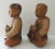 Hand Carved Wooden Statues Boy Girl Asian Influenced Vintage Figures Excellent vintage condition. No damage. They are...